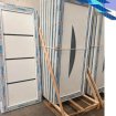 Vente Porte d'entrée en pvc; stock  matériaux traité