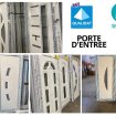 Porte d'entrée pvc/alu en stock sur aubusson