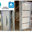 Porte d'entrée pvc/alu en stock sur bourges