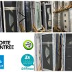 Vente Porte d'entrée pvc/alu en stock sur bourgoin-jalli