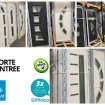 Porte d'entrée pvc/alu en stock sur clermont-ferra