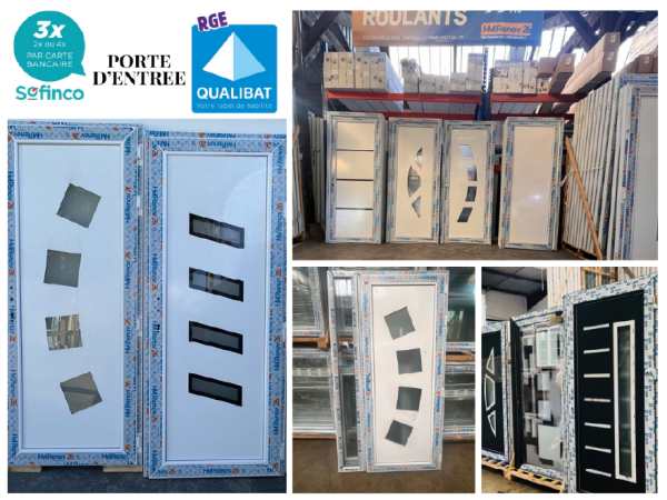 Porte d'entrée pvc/alu en stock sur colomiers