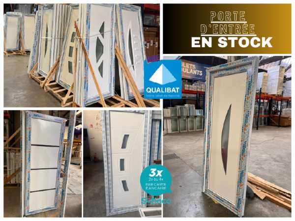 Porte d'entrée pvc/alu en stock sur decize