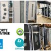 Porte d'entrée pvc/alu en stock sur dole