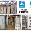 Porte d'entrée pvc/alu en stock sur la charité-sur