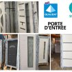 Vente Porte d'entrée pvc/alu en stock sur malemort