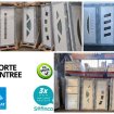 Vente Porte d'entrée pvc/alu en stock sur montbrison