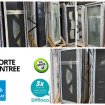 Porte d'entrée pvc/alu en stock sur oyonnax