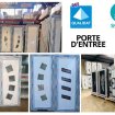 Porte d'entrée pvc/alu en stock sur saint-doulchar