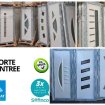 Vente Porte d'entrée pvc/alu en stock sur saint-martin-d