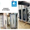 Porte d'entrée pvc/alu en stock sur varennes-vauze