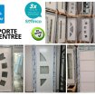 Porte d'entrée pvc/alu en stock sur villeneuve-sur