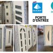 Porte d'entrée pvc/alu en stock sur ytrac