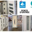 Porte d'entrée pvc/alu en stock sur yzeure