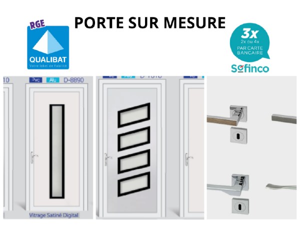 Porte d'entrée sur mesure disponible sur albi