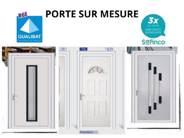 Porte d'entrée sur mesure disponible sur auch