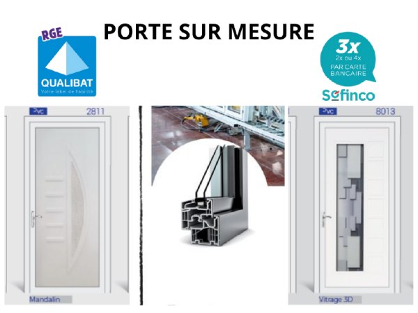 Porte d'entrée sur mesure disponible sur castres