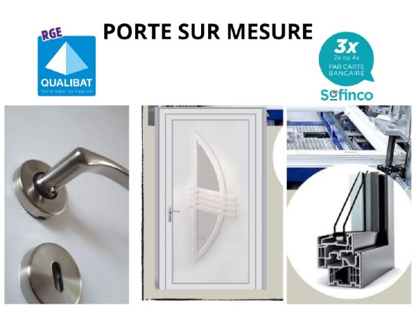 Porte d'entrée sur mesure disponible sur caussade