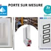 Porte d'entrée sur mesure disponible sur fleurance