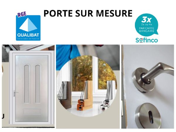 Porte d'entrée sur mesure disponible sur narbonne