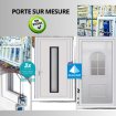 Porte d'entrée sur mesure disponible sur toulouse