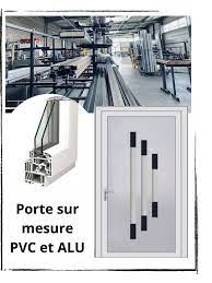 Vente Porte d'entrée sur mesure pvc  sur cahors