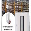 Porte d'entrée sur mesure pvc  sur gourdon pas cher