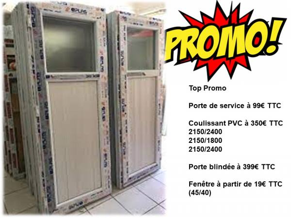 Porte de service disponible