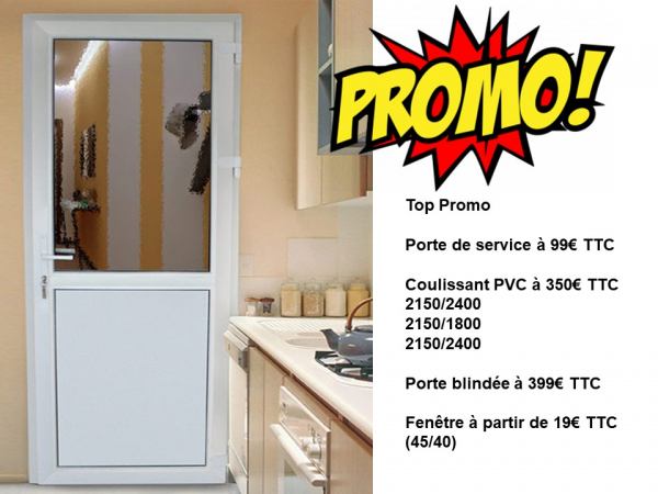 Porte de service disponible