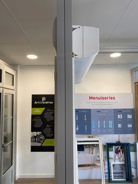 Vente Porte fen&ecirc;tre 2 vantaux pvc + volet roulant int&eacute;gr