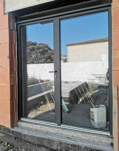 Porte fenêtre alu nfi lumineal