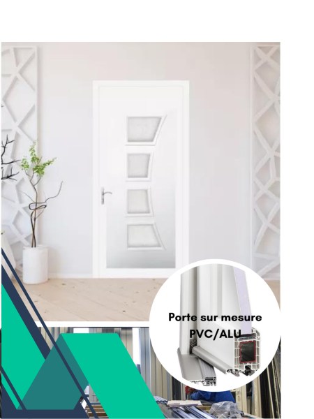 Porte  sur mesure en pvc sur moulins