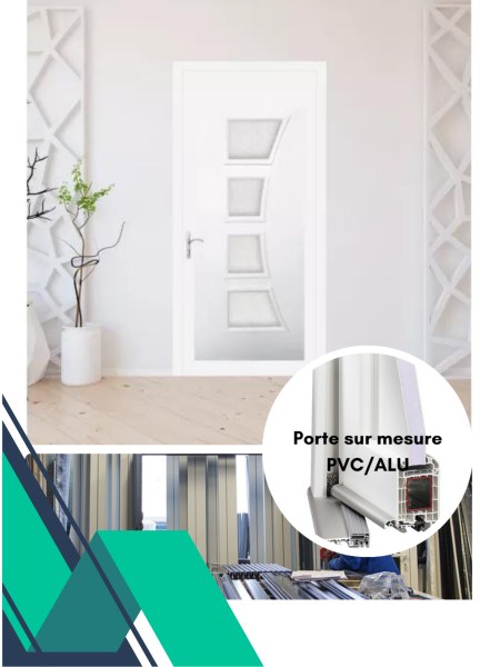 Porte  sur mesure en pvc sur ytrac