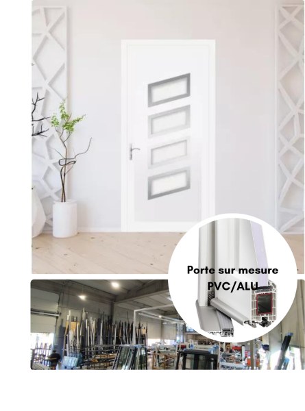 Annonce Porte sur mesure :  pvc/alu bricolage  | banc