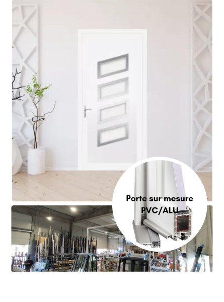 Annonce Porte sur mesure :  pvc/alu bricolage  | banne