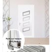 Porte sur mesure :  pvc/alu bricolage  | bureau pas cher