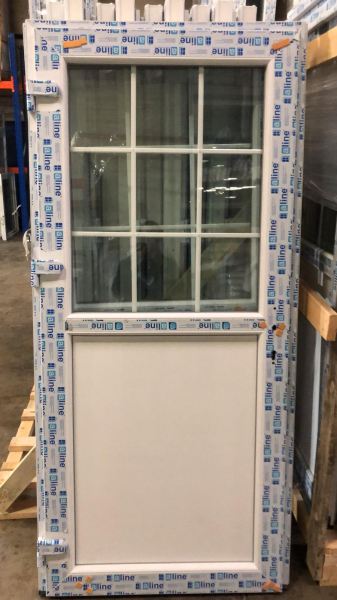 Portes de service en stock et sur mesure pvc/alu??