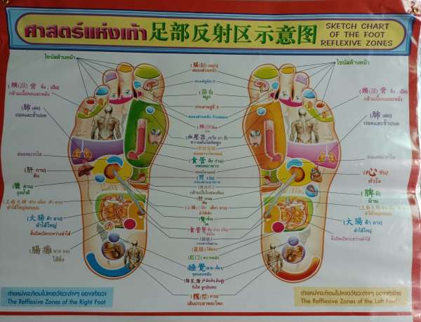 Vente Poster massage n°2 réflexologie des pieds