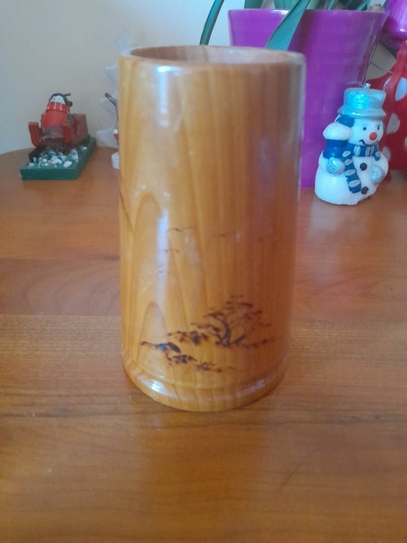 Pot a crayons en bois pas cher