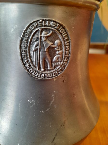 Pot en &eacute;tain anglais 95% pharmacie monspell 1630 pas cher