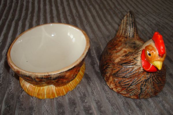 Poule terrine m. caugant pas cher