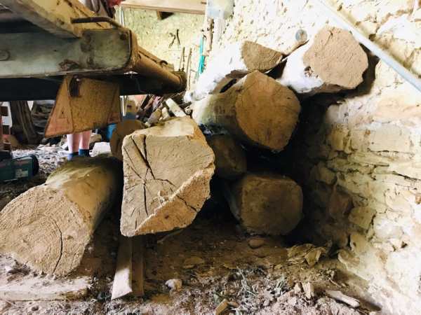 Poutres en bois ancien pas cher