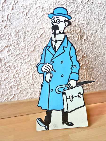 Professeur tournesol, des aventures de tintin, plv