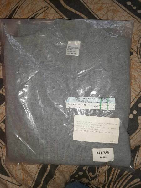 Pull homme en laine &agrave; col 46/48