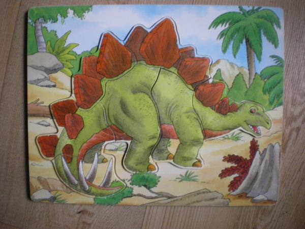 Puzzle bois dinosaure pas cher