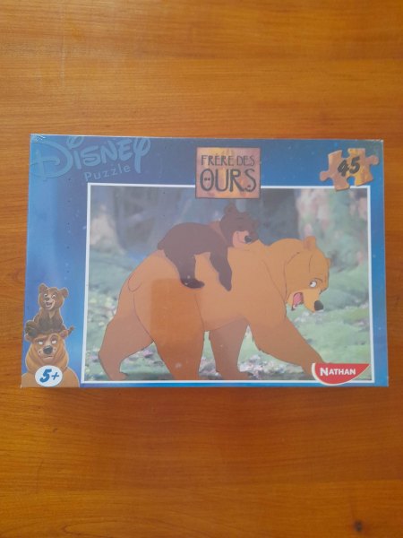 Puzzle frère des ours 45 pièces - nathan