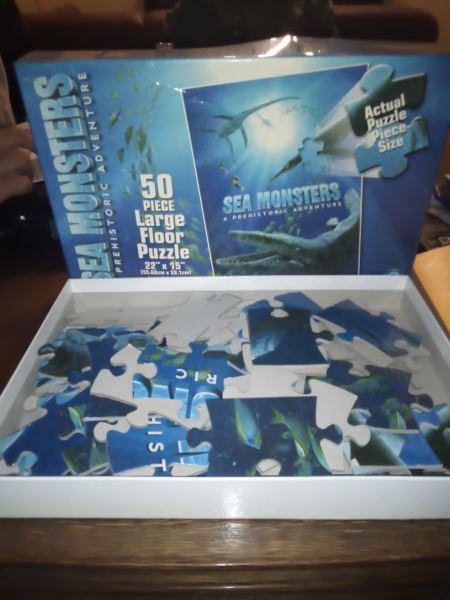 Vente Puzzle "sea monsters pr&eacute;historic adventure"