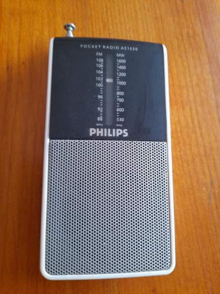 Radio portable philips pocket ae1530/00  blanc