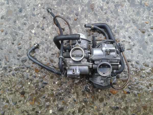Rampe carburateur honda pc 800 pacific coast 1989 pas cher