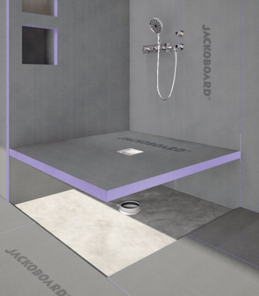 Receveur de douche a carreler centre 90x90 jackon